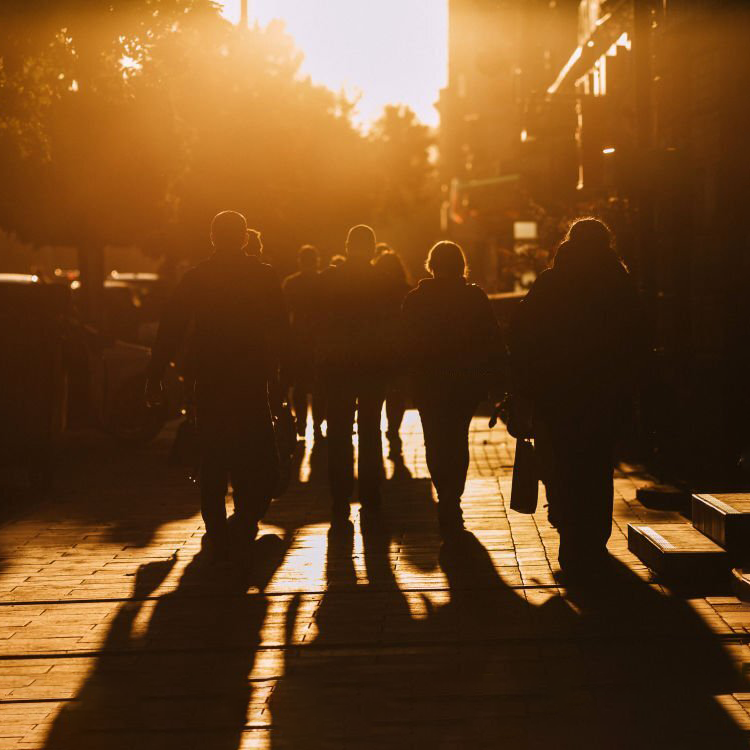 in the afternoon